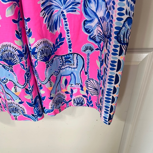 Lily Pulitzer Pink Isle Slathouse Jungle Bal Harbour Pants Wide Leg Palazzo - Picture 6 of 11
